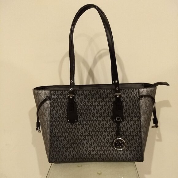 MICHAEL Michael Kors Black and Gray Tote Bag - Picture 1 of 3